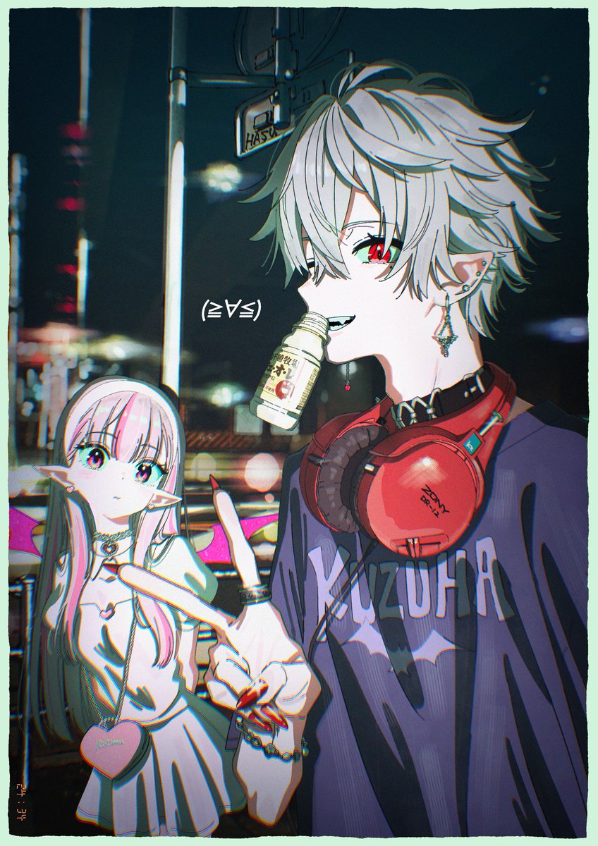 Tako0980's tweet photo. 夜散歩

#りりむとおえかき #KuzuArt https://t.co/cR3HdsA8TE