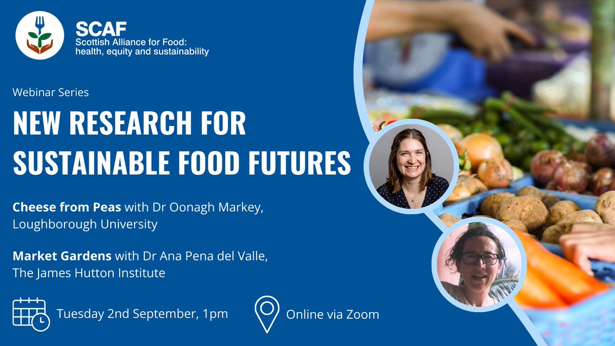 📢 SCAF Webinar! 

Researchers from two SCAF-funded pump priming projects are joining us next month to present their findings and next steps.🌱

More info and registration 👉 bit.ly/4mbhNSH