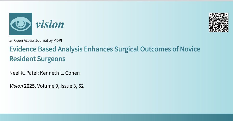 Vision_MDPI (@vision_mdpi) on Twitter photo 👁️ Evidence-based IOL constant optimization in novice #CataractSurgery improved outcomes from 65.7%→95% within ±0.50 D—matching top prediction models. Supports adding optimization to #MedEd curricula.
#Ophthalmology #IOL
🔗mdpi.com/3387580 👁️ Evidence-based IOL constant optimization in novice #CataractSurgery improved outcomes from 65.7%→95% within ±0.50 D—matching top prediction models. Supports adding optimization to #MedEd curricula.
#Ophthalmology #IOL
🔗mdpi.com/3387580