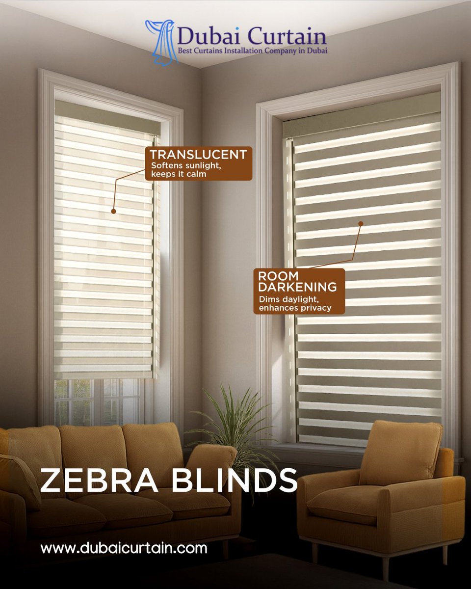 DubaiCurtains2's tweet photo. Zebra blinds give you modern style & perfect light control in one sleek design.
971554722980
#ZebraBlinds #WindowBlinds #LightControl #HomeDecor #ModernInteriors https://t.co/8zjWuXCbGQ