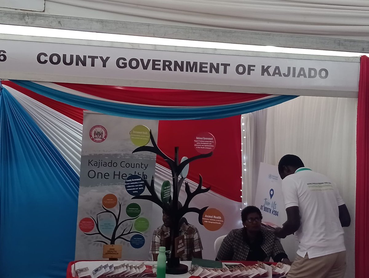 In <a href="/KajiadoGov/">Kajiado County Government</a> the #OneHealth approach is saving the lives of women and young children through multisectoral collaboration. Visit the Kajiado County booth at #DevolutioConference2025 and have a chat with Esther Lemarkoko - Kajiado County One Health Focal Person, Godfrey Ogembo -