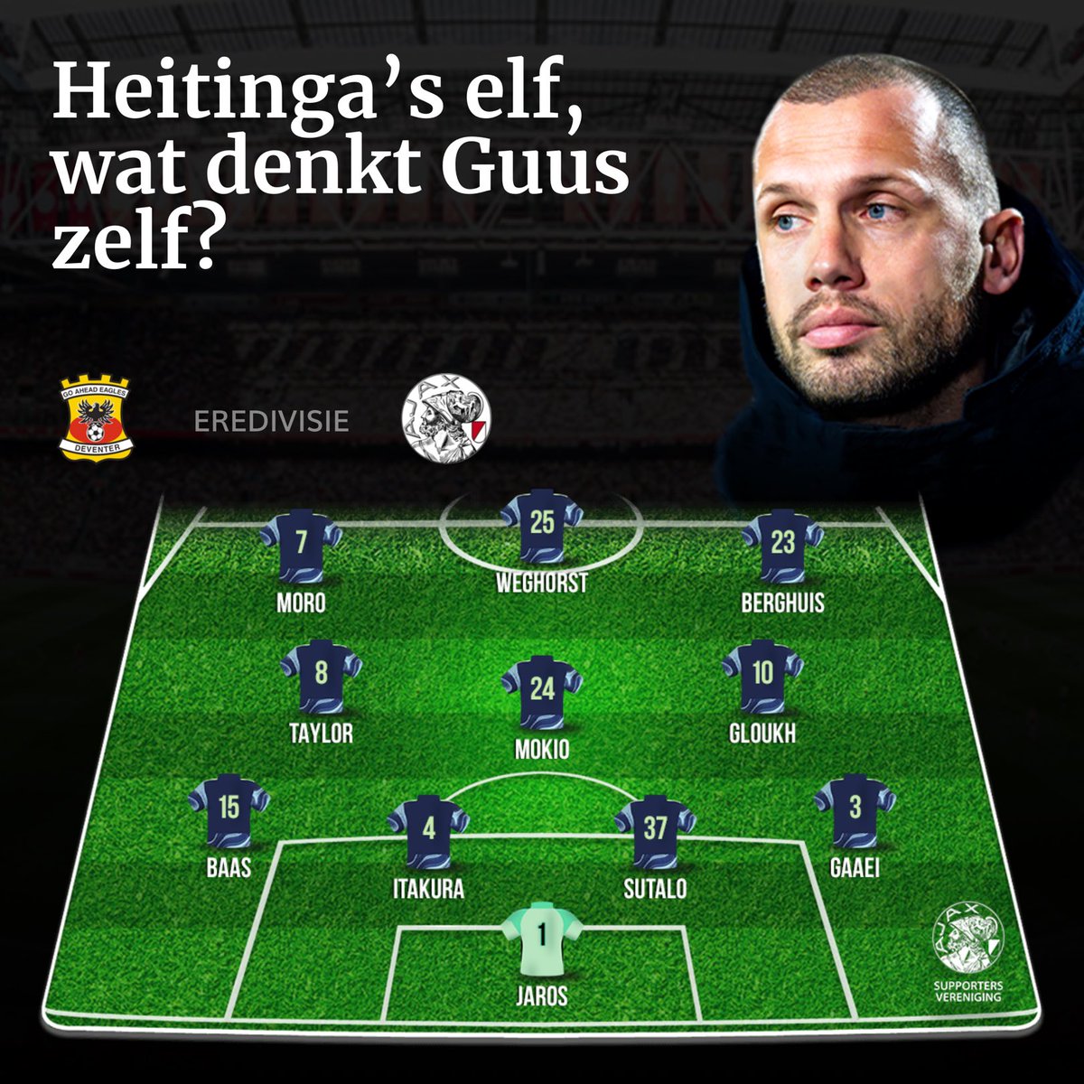 Heitinga’s elf, wat denkt Guus zelf? #gaeaja #heitingaself