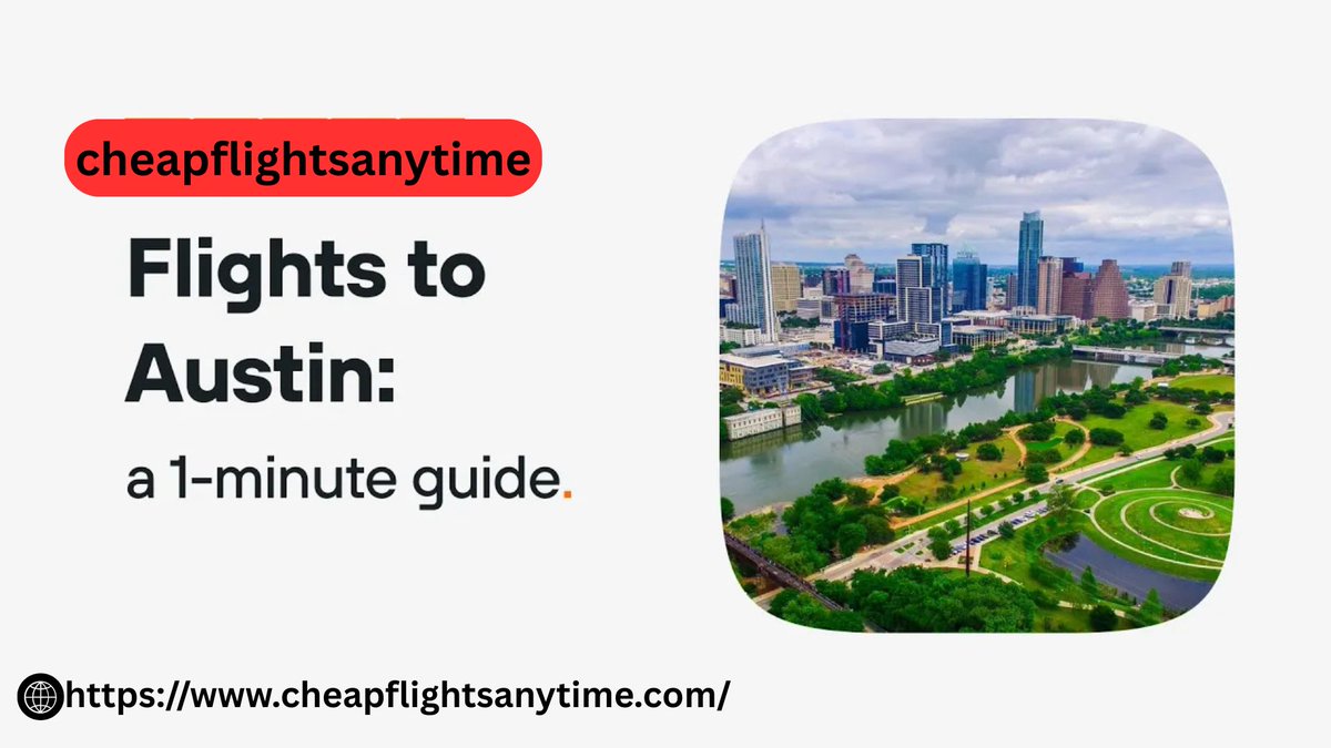 SizzuBell's tweet photo. ๐ท Business trip or weekend getaway?
Weโve got cheap flights to Austin just for you. ๐ท
๐ท Book now and save big!
๐ท https://t.co/8AkJmyvJOS
https://t.co/GchkAIbVub
#CheapFlightsAnytime #FlightsToAustin #AustinTexas #TravelDeals #CheapFlights #FlyToAustin #AustinTravel #BudgetTr https://t.co/esZCkPuq3k