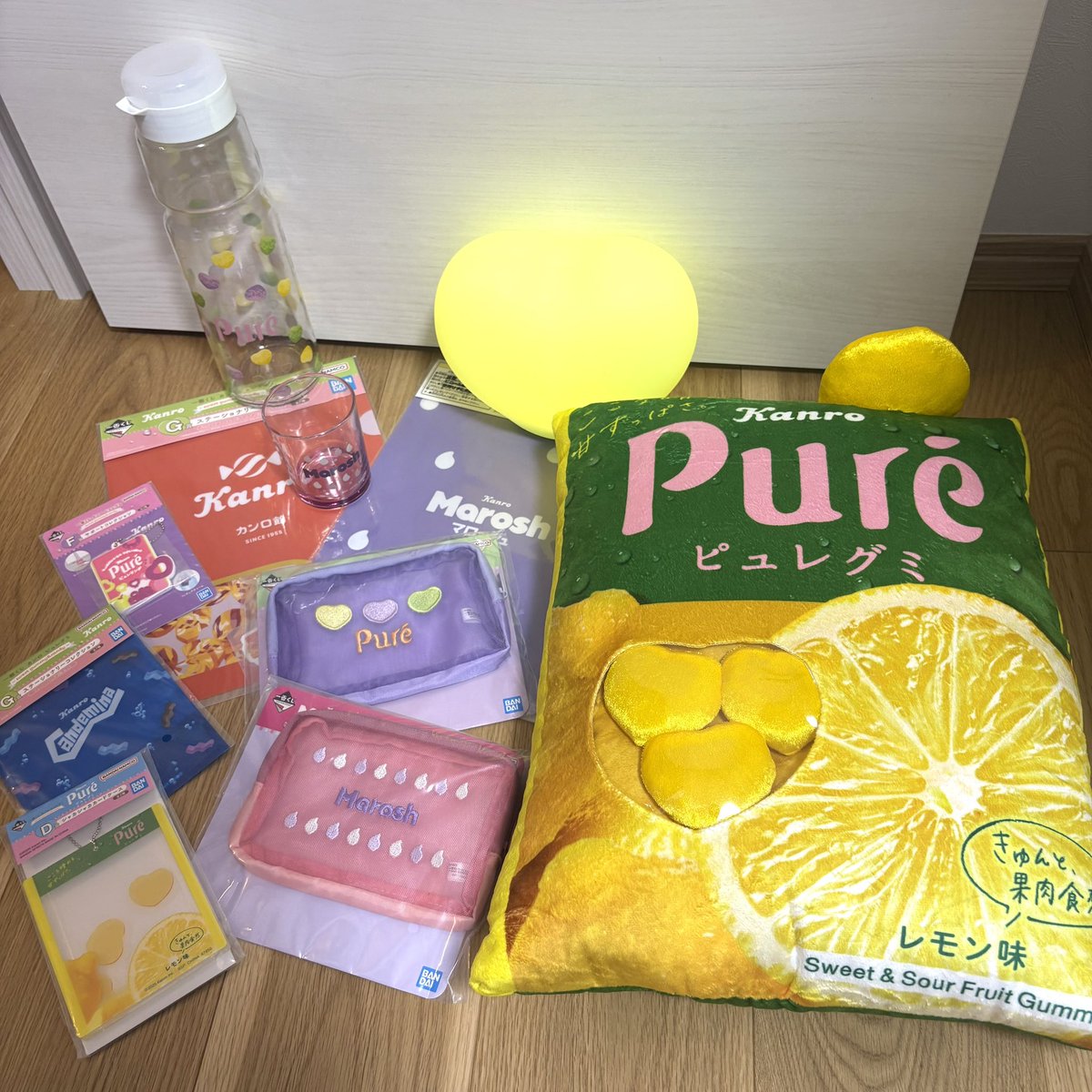 カンロさんのピュレグミ一番くじもうゲットした？ｸﾞ٩( ᐛ )و ﾐ