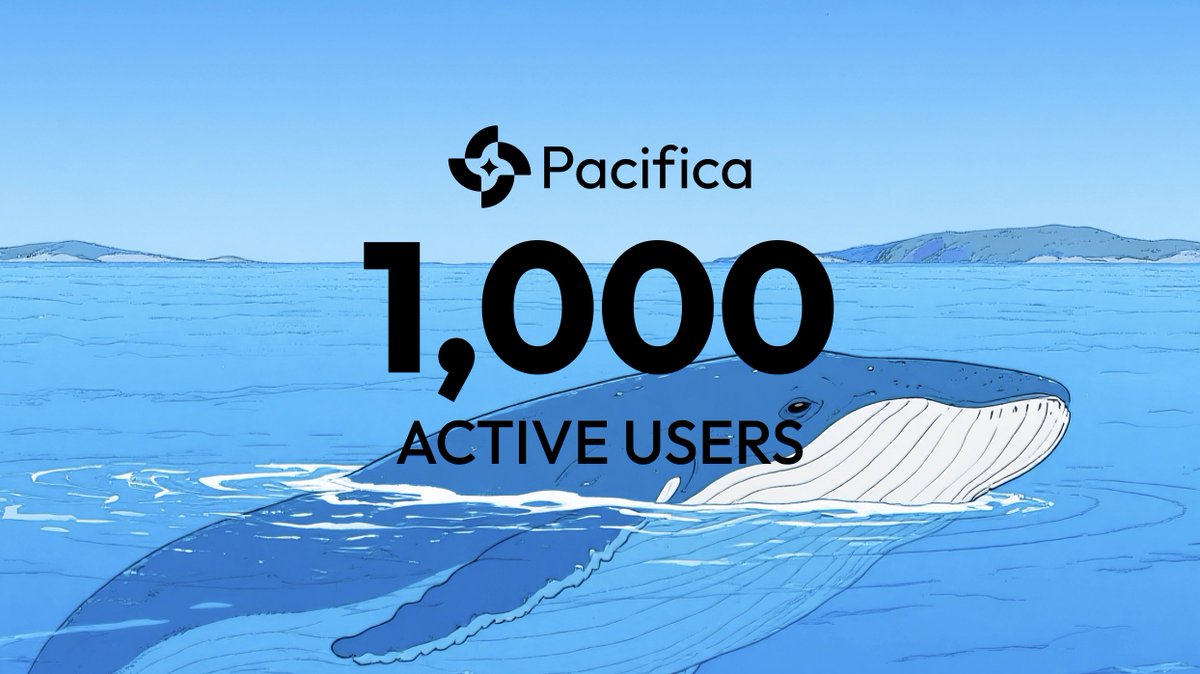 pacifica_fi's tweet photo. Pacifica has reached over 1000 active users!

Keep swimming ❤️

Pacifica 🌊 https://t.co/rVv6d2Hj3R