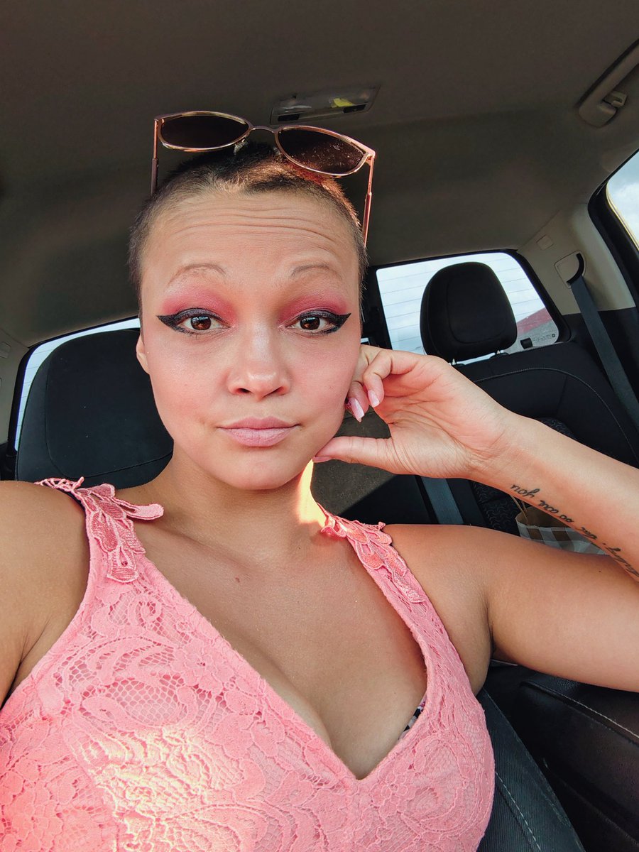 waterwolf98's tweet photo. No hair don't care 🖤 the past two years have been a rollercoaster of events but I've just been rolling with the punches and keep trying to move forward.... everything happens for a reason and everything that has happened to me has made me stronger as a person https://t.co/2s40q3yAcF