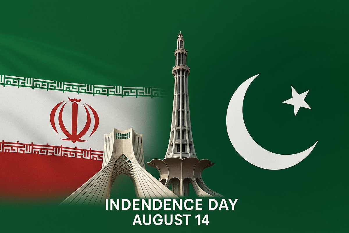 Message of H.E. Reza Amiri Moghadam, Honorable Ambassador of Iran on the Auspicious Occasion of the 78th Independence Day of Pakistan:

x.com/IranAmbPak/sta…