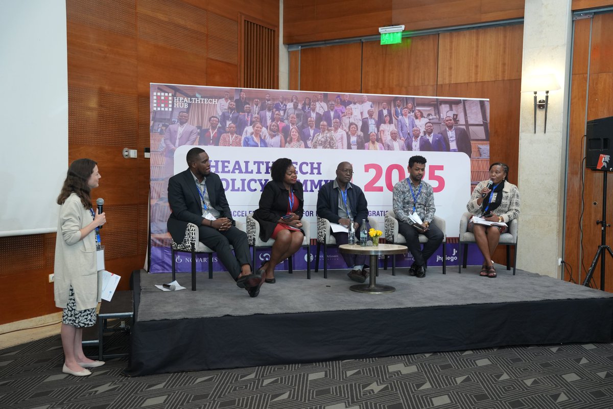 HealthTech_org's tweet image. In a world where tech evolves daily, Africa’s public health systems must keep pace. Dr. Kamil Shoretire’s call at HealthTechPolicySummit2025: build agile systems, set clear rules &amp;amp; protect health data trust.
#AfricaHealthTech #DigitalHealth #PolicyForProgress