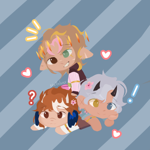 Stellxlunxxx's tweet photo. Probably the silliest little trio in any life series ever !!!
(yes at least one of them will likely die by Saturday)
#cherrycups #SacredSecrecy https://t.co/eq8ybKEJtq