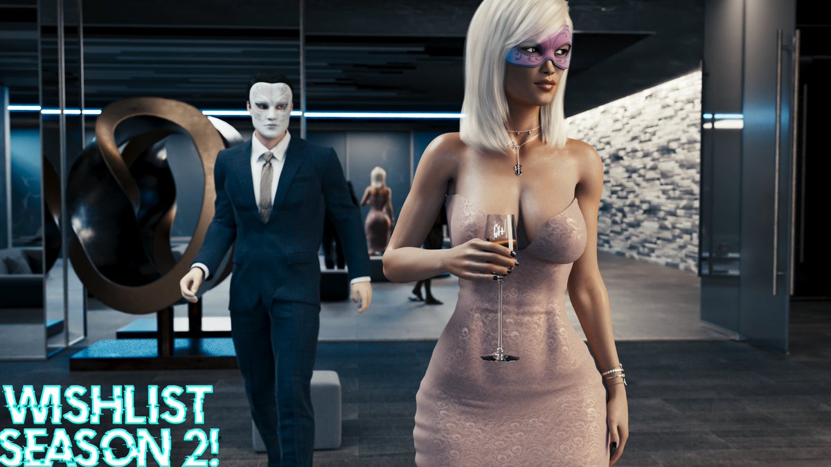 1ThousandDev's tweet image. Cybernetic Seduction – Season 2 drops on Steam October 2025. Get ready!