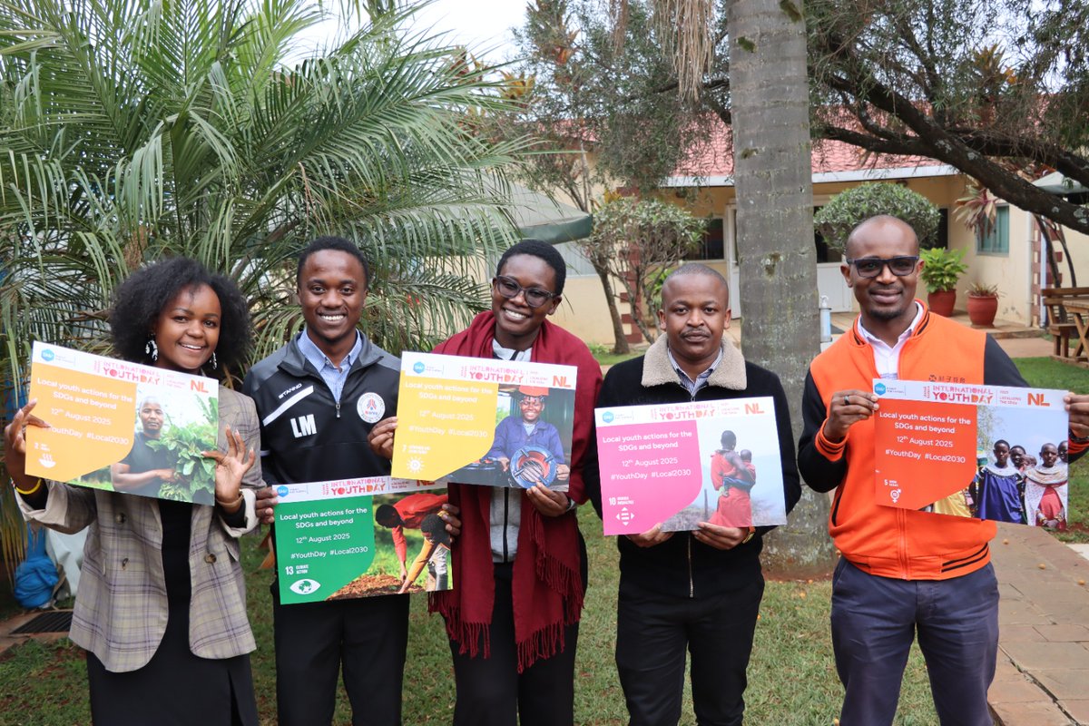 NLinKenya's tweet photo. 🙌Thanks @SNV_Kenya for celebrating International Youth Day with us. Our Youth Advisory Committee shared insights on how youth are practically and locally advancing the SDGs. 
💭Youth are co-creators of solutions, not just a target group of development work.  #IYD2025 https://t.co/YMIyljjQX0