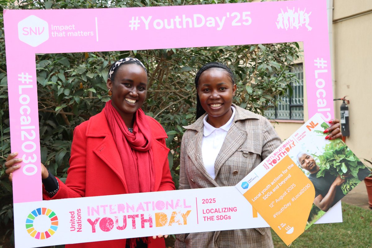 NLinKenya's tweet photo. 🙌Thanks @SNV_Kenya for celebrating International Youth Day with us. Our Youth Advisory Committee shared insights on how youth are practically and locally advancing the SDGs. 
💭Youth are co-creators of solutions, not just a target group of development work.  #IYD2025 https://t.co/YMIyljjQX0