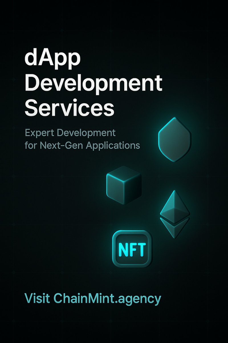 chainmintagency's tweet photo. 🚀 Thinking about building the next big Web3 app?
❓ What if you could launch it faster, safer, and fully optimized for growth?
At https://t.co/rKmXVTzFEU, we make it happen:
✅ dApp Development
✅ NFT Marketplaces
✅ DeFi Platforms
✅ Smart Contract Integration
💡 Lets Connect. https://t.co/rTcUNPWXKd