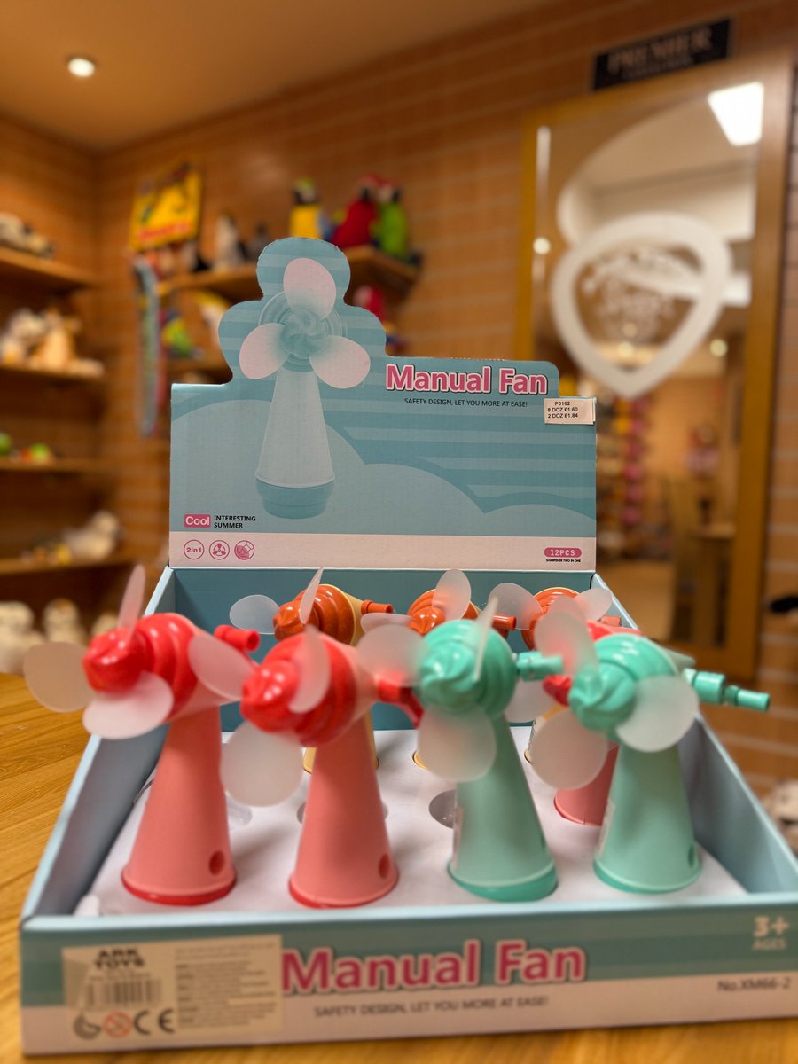 ArkToys1's tweet photo. Is your shop full of cool stock ? 😉🤩
Make sure you have got Fans and bubbles ready for this heatwave. 🫧🌞 #arktoys #arktoys2025 #summer #fan  Visit https://t.co/a0IN4Z2uku  to see more . 😎 https://t.co/jrztkc6Kcr