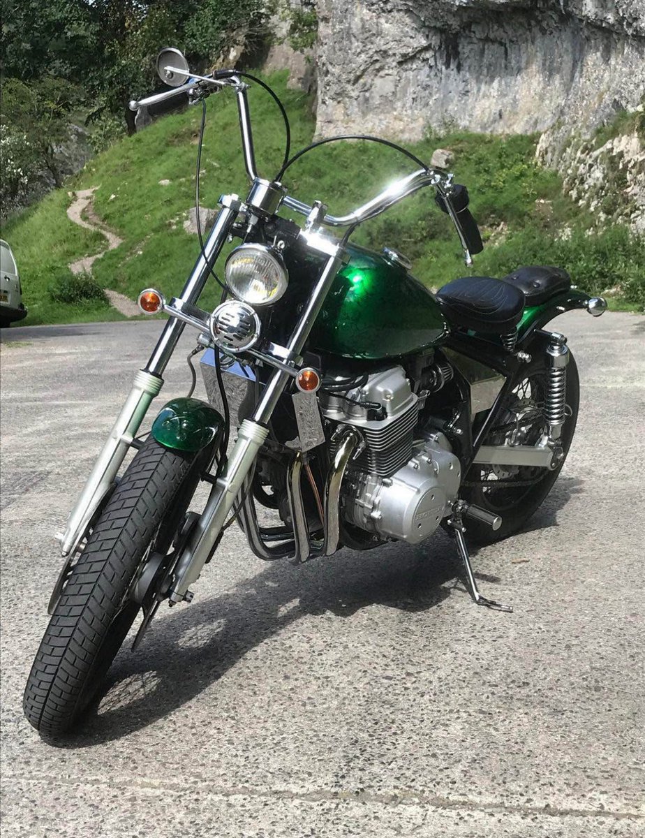 mototingle's tweet photo. Once soon a time, a terrible ogre took a 1970โs Honda CB750 engine #SHOC and placed it into the ogres dream bike.
And then, we truly knew, the ogre had no heart โค๏ธ https://t.co/Blmue9di6Q