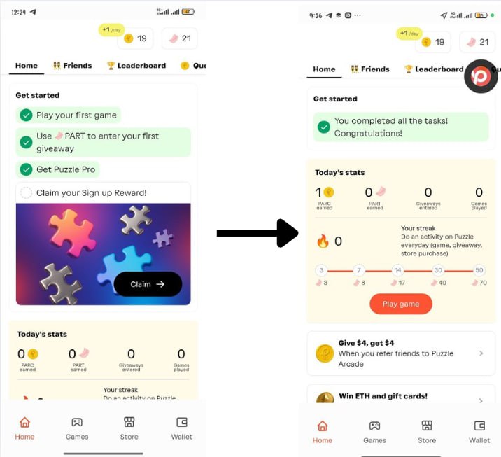 Gautamguptagg's tweet photo. 🔥 @lets_puzzle Wallet $1000 Giveaway for GG Fam & #Airdrops

Install Puzzle App:

• Android: https://t.co/37vFb5g1UB
• IOS: https://t.co/UEAhfEsEZe

💰 Use Referral Code: cryptogg (During sign-up-This is required to join the GG exclusive 1000$ giveaway)

🔥 How to Participate:

⚠️ Giveaway and Instant 4$ Back for new users only.

1️⃣ Sign up with referral code: "cryptogg"
2️⃣ Complete the Getting Started Checklist
3️⃣ Upgrade to Puzzle Pro using the same code (FREE with our "cryptogg" code)
4️⃣ Add 2 friends inside the app (snapshot will be taken)
5️⃣ After that, claim your reward(aleo). It will be added to your wallet within moments, and then you can sell it on https://t.co/0ddWRBRyyi.

🏆 50 Winners will get $20 $ETH each. 

🤔 Why Puzzle Pro ($4/mo)?

▪️︎ Get $4 back on 1st month if you use our code "cryptogg" 
▪️︎ Daily PARC airdrops
▪️︎ Daily crypto & gift card giveaways
▪️︎ Access Arcade Store for gift cards
▪️︎ Boost your Puzzle token airdrop eligibility
▪️︎ Complete PARC Quests & earn more PARC

🛑 Cancel Pro Subscription Anytime after 1st month

🎁Bonus:

▪️︎ First 1000 users get $4 back in ALEO for completing onboarding
▪️︎ Next users get $4 in PARC + PART

💸 Want to earn up to $100/month?
Join Puzzle’s Discord and request to add more stock to the Arcade Store! Active contributors are rewarded:   
https://t.co/nOilN3WYEg

#Collab