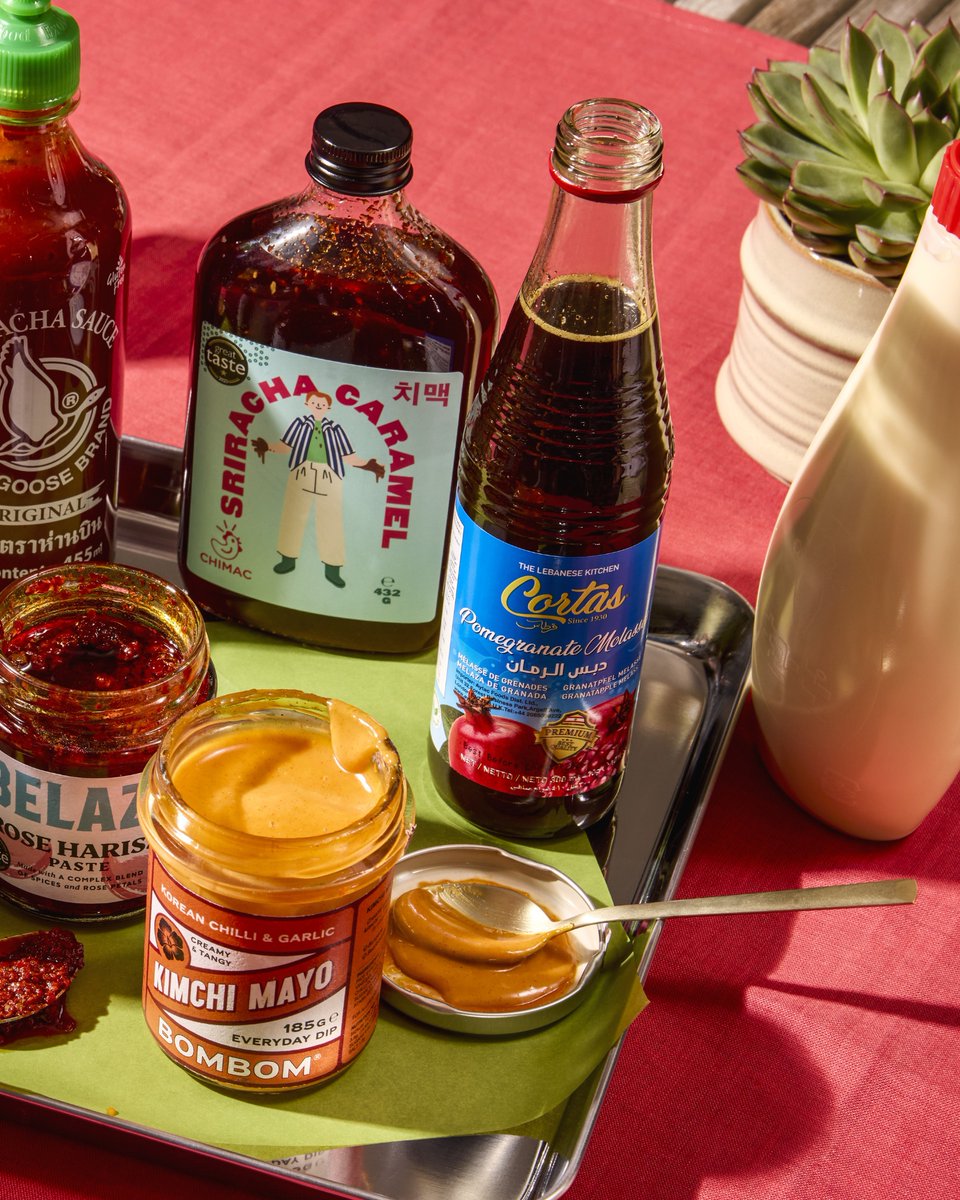 What's on your BBQ condiment tray? Make your BBQ sauces and mayo station the *place to be* this summer. Spoons at the ready!
souschef.co.uk/collections/sa…