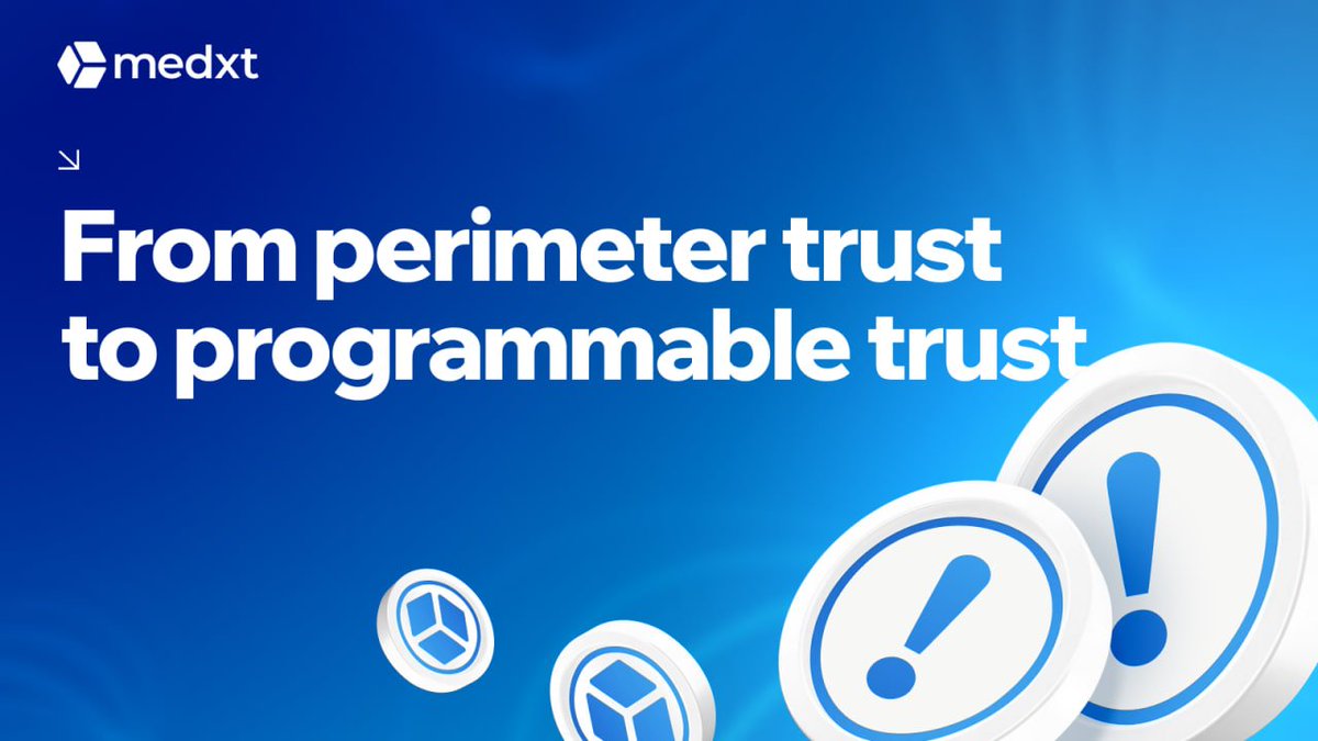 Medxt Corp (@medxtai) on Twitter photo ⚡️ <a href="/MedxtAI/">Medxt Corp</a> vs traditional platforms — what actually changes
🔹Trust model:
Legacy = perimeter trust.
<a href="/MedxtAI/">Medxt Corp</a> = zero-trust + on-chain auth (every request verified).
🔹Compliance:
Legacy = after-the-fact checklists and audits.
<a href="/MedxtAI/">Medxt Corp</a> = policies encoded in smart contracts + ⚡️ <a href="/MedxtAI/">Medxt Corp</a> vs traditional platforms — what actually changes
🔹Trust model:
Legacy = perimeter trust.
<a href="/MedxtAI/">Medxt Corp</a> = zero-trust + on-chain auth (every request verified).
🔹Compliance:
Legacy = after-the-fact checklists and audits.
<a href="/MedxtAI/">Medxt Corp</a> = policies encoded in smart contracts +