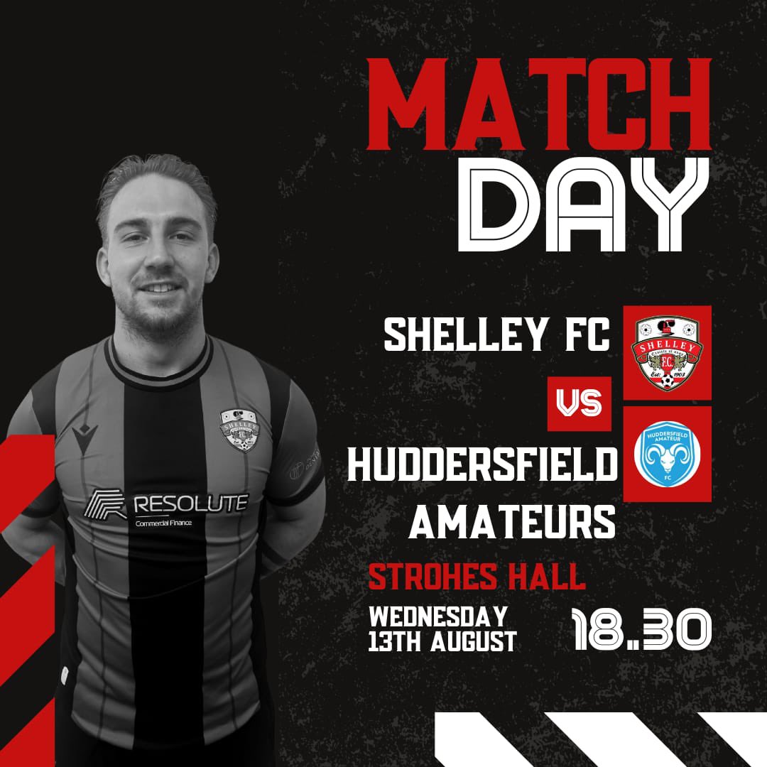 MATCHDAY 2️⃣

Our 2nd game of the season is here as we face Huddersfield Amateurs tonight 💪⚽

⏰ 6.30pm KO
🏟️ Stafflex Arena, HD8 0WA 
🍻 Bar open 

Come down and get behind the lads! 🔴⚫⚪ #ShelleyCFC #WYL