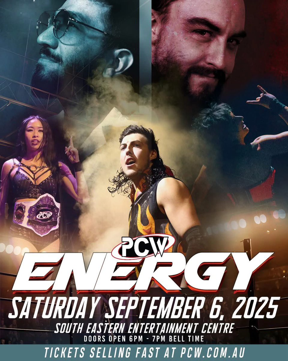 ⚡PCW ENERGY⚡

The stage is set. Rivalries are reaching their breaking point. Legends will return.
History will be made.

Expect huge matches, unforgettable moments, and the kind of unpredictable drama you'll be talking about all year!

🎟️ pcw.com.au/events