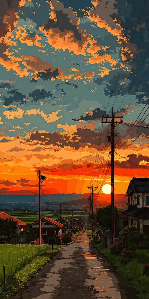 moneyjnr's tweet photo. Aesthetic sunset in 4K https://t.co/G64BS0GloN