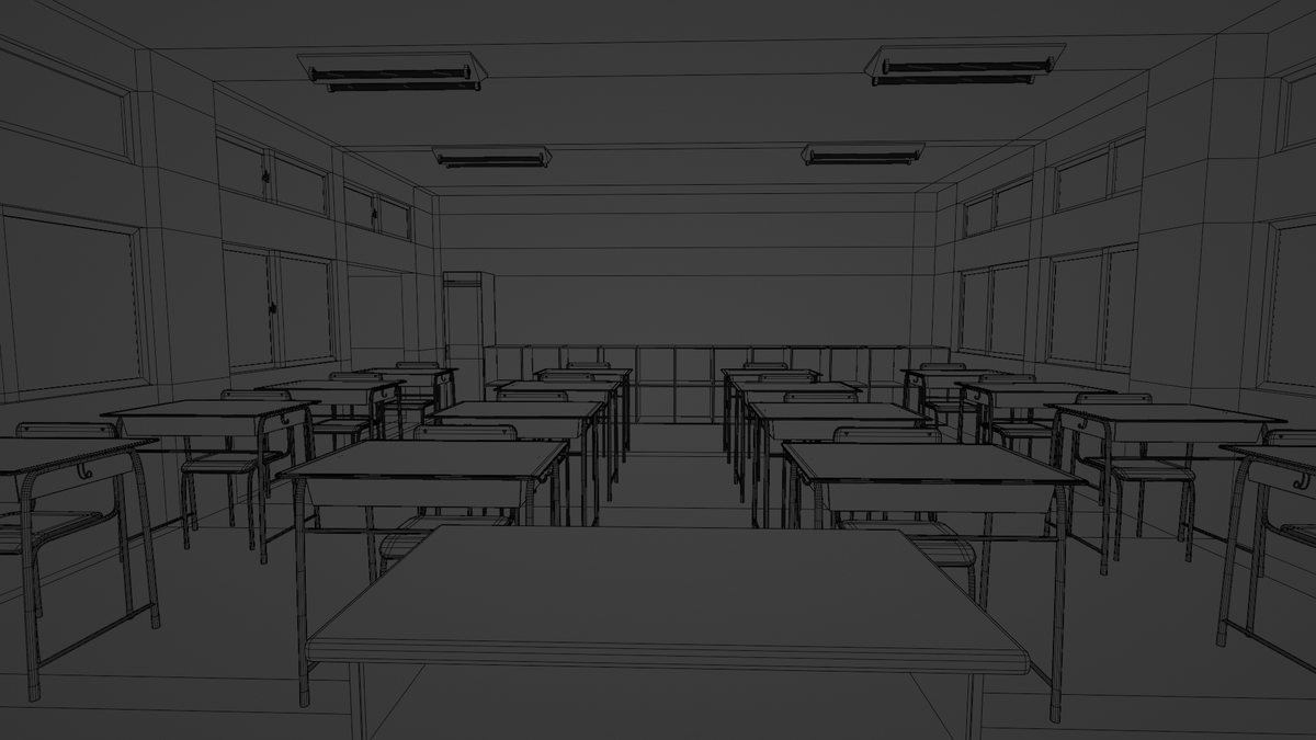 toraiYouTube1's tweet photo. まだ色当ててないけど教室がいい感じになってきた！
3Dモデリングおもろい https://t.co/flefqNbk8M