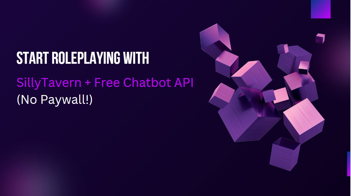 hayden_29971's tweet image. ChutesAI, OpenRouter charging fees?

Looking for #FreeAPI to use on SillyTavern, JanitorAI, Risua and more? 

Must read guide: medium.com/@hayden_89155/…