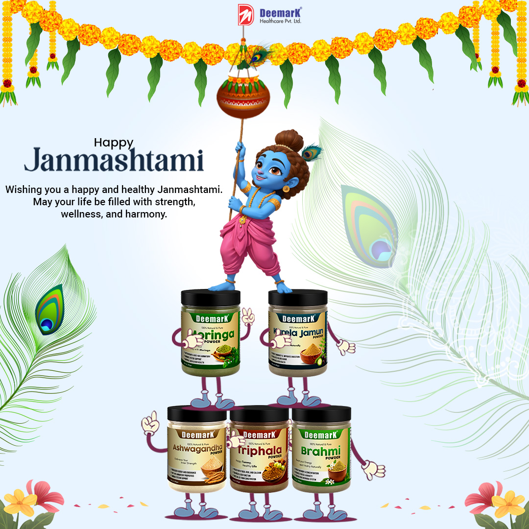 deemarkofficial's tweet photo. Wishing you a Happy Janmashtami!
May Lord Krishna bless you with strength, wellness, and joy — and may you choose health every day.

#deemark #deemarkhealthcare #deemarkproducts #KrishnaBlessings #JanmashtamiCelebration #KrishnaQuotes #MakhanChor #Gopal #Kanhaiya https://t.co/IA5YXFvE4I