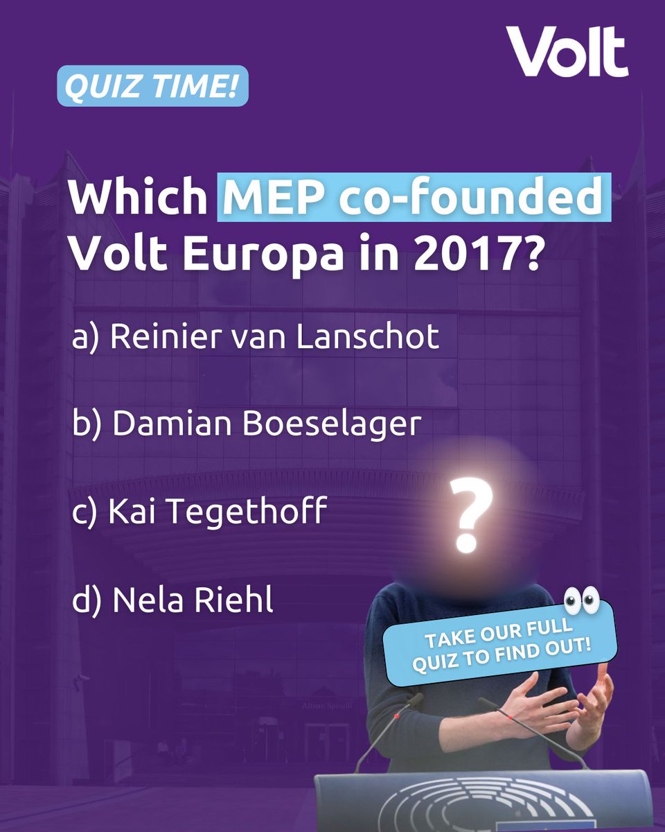Put your Volt MEP knowledge to the test! 💜
👉 Start the quiz: tally.so/r/mJ4gRz