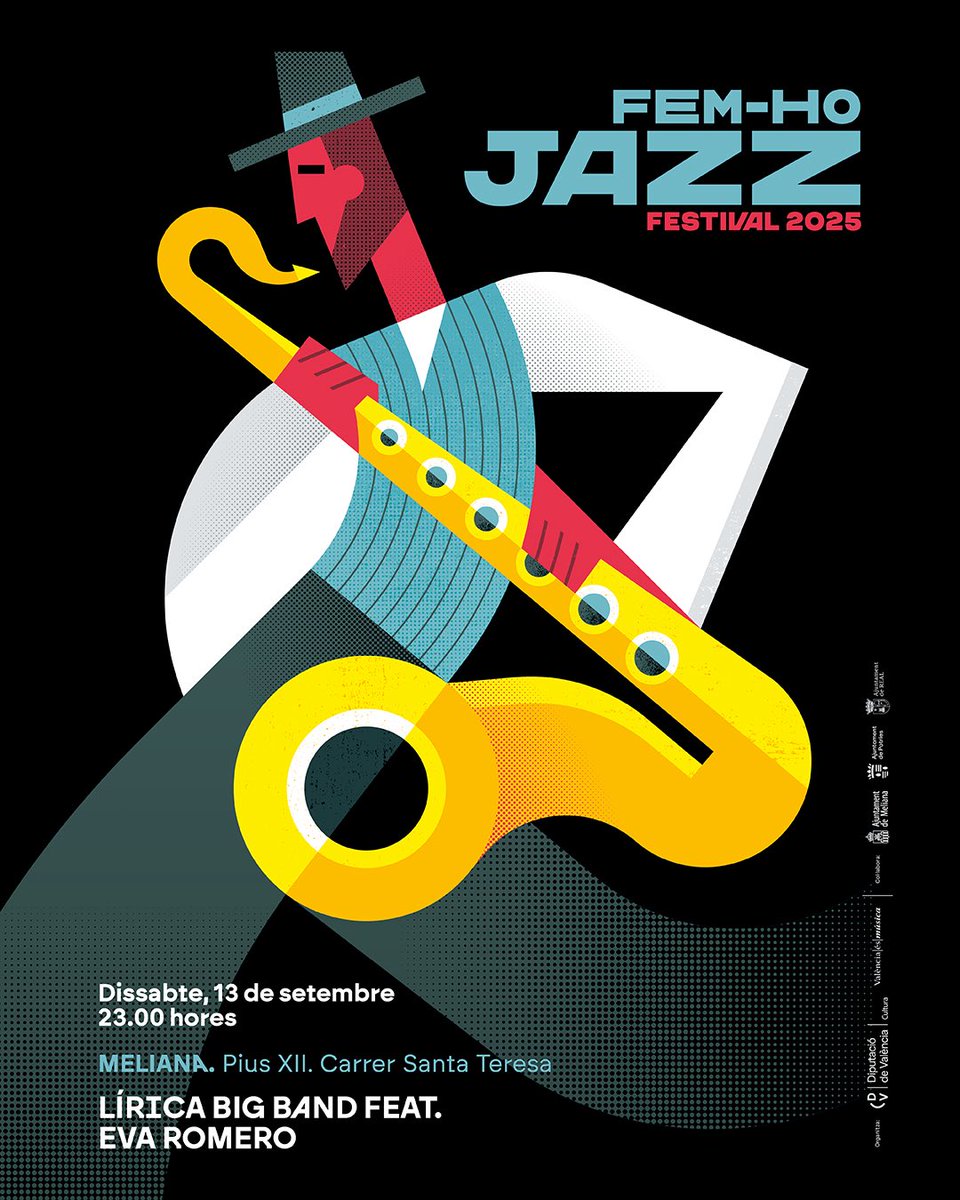 🎶 El millor jazz arriba a #Meliana amb Lírica Big Band feat Eva Romero. El curs cultural torna ben potent 🎷🎺