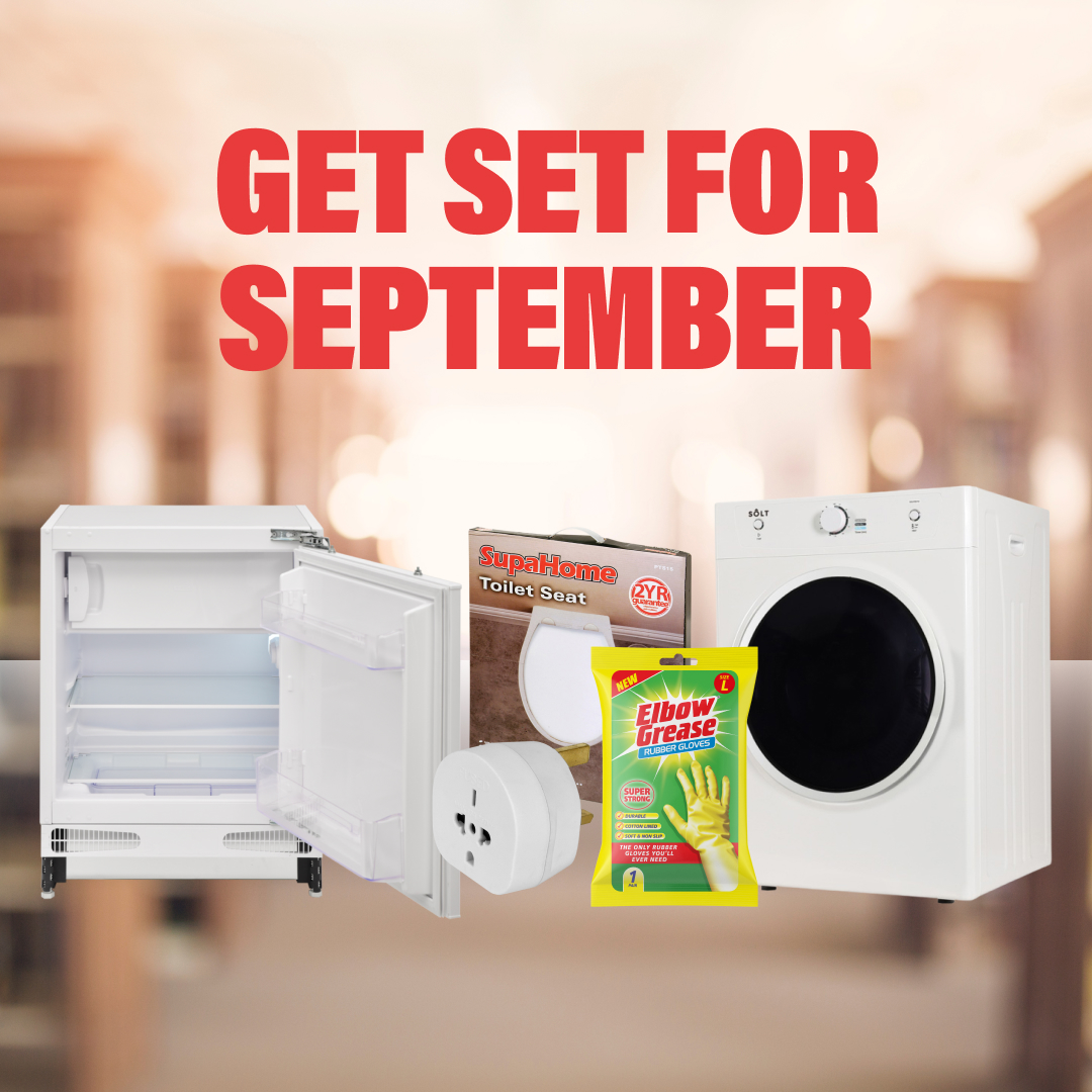 StaxTradeCentrs's tweet image. From cleaning must-haves to bathroom basics, our Uni Essentials range has everything students need to make their space feel like home.

👉 Pop into your local Stax branch or browse the full range online today!! brnw.ch/21wUSjF

#StaxTradeCentres #UniversityEssentials