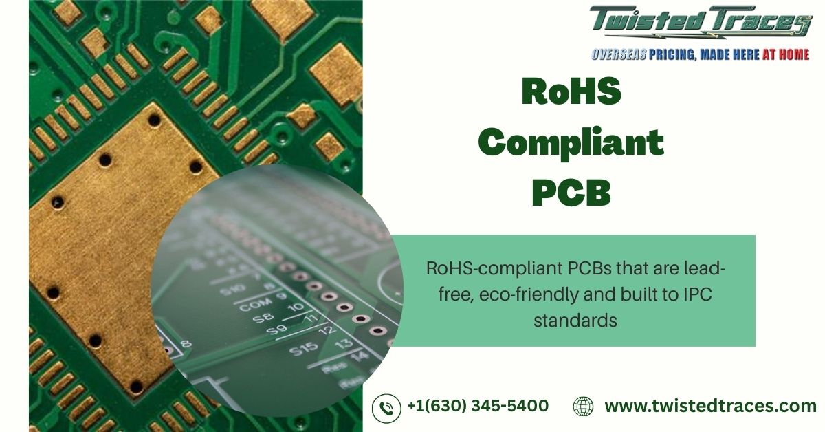 twistedtraces's tweet photo. RoHS-Compliant PCB Manufacturing
Twisted Traces delivers RoHS-compliant PCBs that are lead-free, eco-friendly and built to IPC standards for aerospace, medical, telecom and more.
Learn more: https://t.co/By5CQKUKnq
#RoHS #LeadFreePCB https://t.co/DZhBun2aXQ