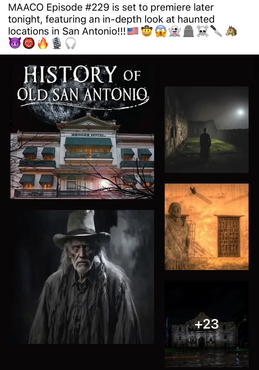 #SanAntonio #haunted #ghosts #creepy #lore #strange #stories #MentalHealth #MAACO #fun