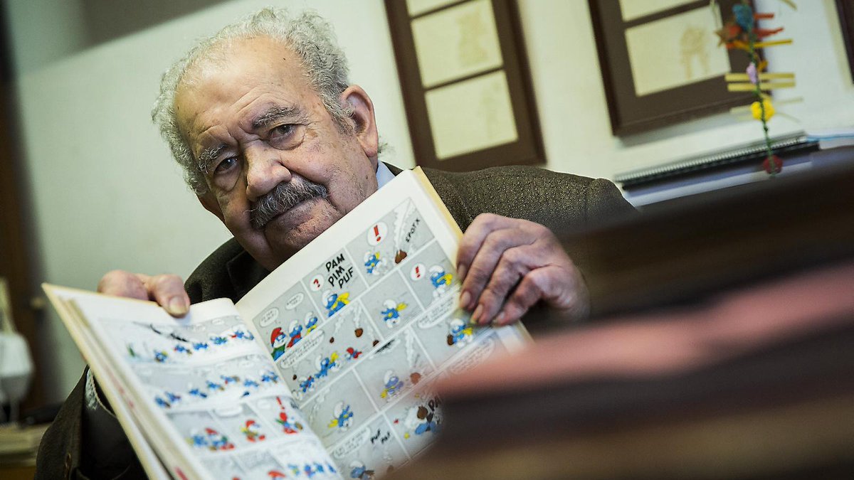 _catseries's tweet photo. L’escriptor i lingüista Albert Jané celebra 95 anys. Director de la revista Cavall Fort entre 1979 i 1997, és també el creador del verb “barrufar” i el traductor d’Els Barrufets, una de les grans icones culturals de casa nostra. Felicitats, mestre. https://t.co/wyBQjhZVtp