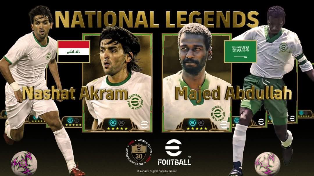 AHERZALLH77's tweet photo. @TeamStallionsgg @play_eFootball ماجد حبيب الشعب السعودي شكرا كونامي وشكرا للشخص الذي تعب وسهر اليالي من اجل تشريف ماجد معنا في Efootball 2026
Hello Majed Ahmed Abdullah, the Arab legend. Hello Arab legends in the Efootball 2026 game. https://t.co/itCWZKvWg5