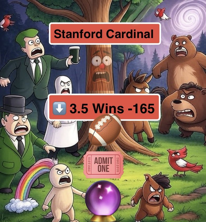 NCAAF Season Win Total Play 🏈🔮🏈

We smashed NCAA🏈 again last season, here is a Season Win Total Play for you guys. We hit the big play last year on the Washington Huskies Season Win Total Under. This year I like Stanford to go under

1.2u | Stanford ⬇️ 3.5 wins -164 {Fanduel}