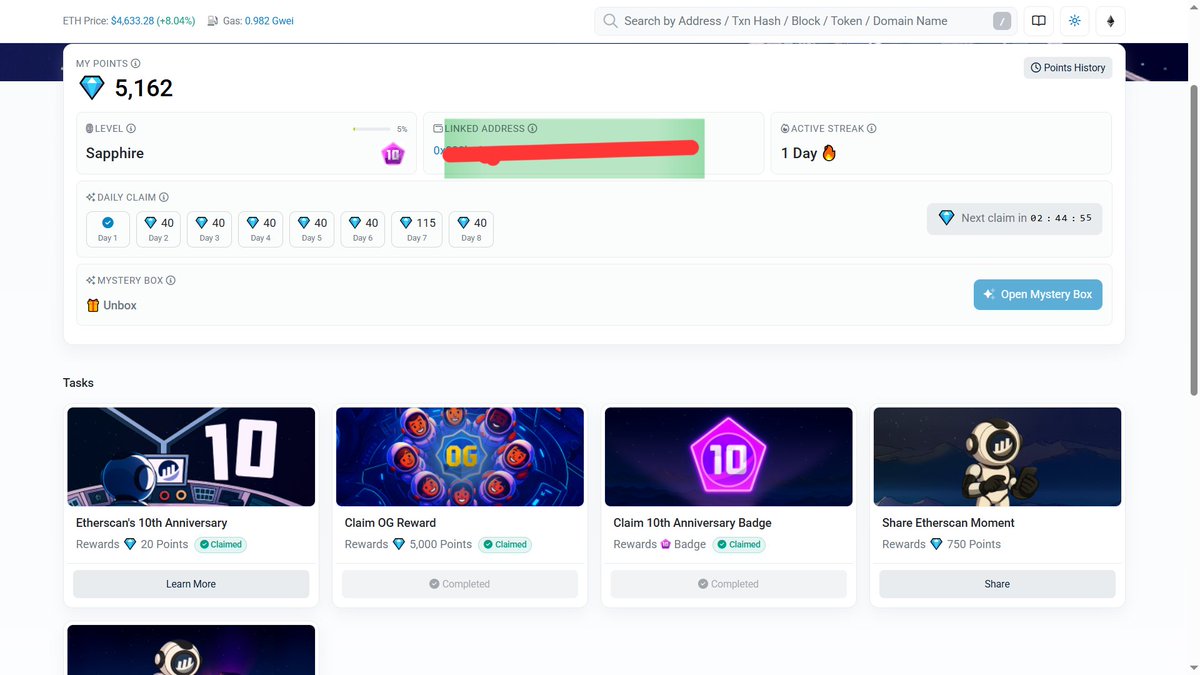 0x000 🐨 🌊 (@lethimpump) on Twitter photo Day 1 join on <a href="/etherscan/">etherscan.eth</a> 🙏
I will active to claim daily login, idk about the reward, but i like this legend created a the quest so i following.
Tell me if i miss out to daily claim all.... 🙏
Believe in something...
#10YearsofEtherscan Day 1 join on <a href="/etherscan/">etherscan.eth</a> 🙏
I will active to claim daily login, idk about the reward, but i like this legend created a the quest so i following.
Tell me if i miss out to daily claim all.... 🙏
Believe in something...
#10YearsofEtherscan