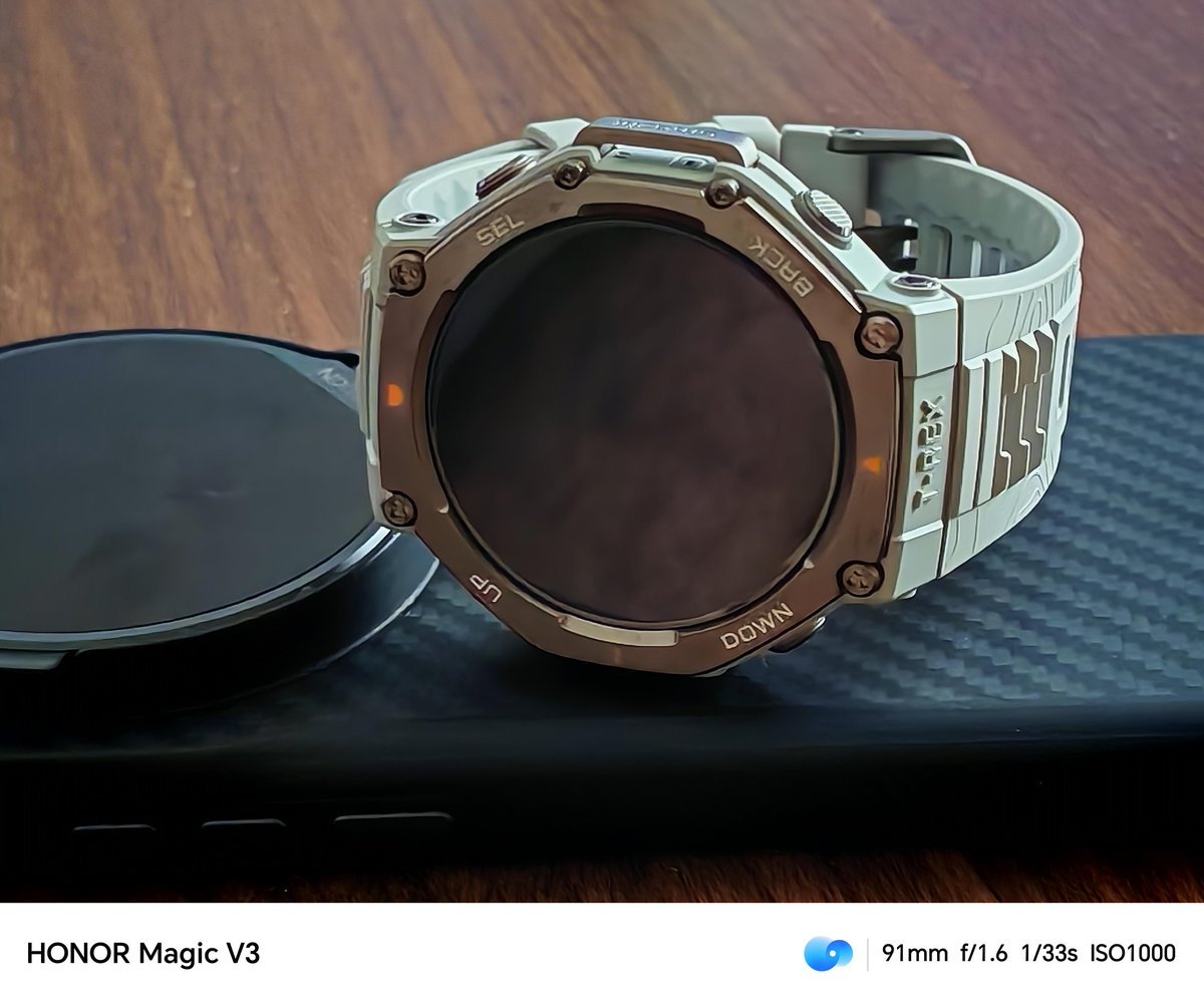 Uranus_Gadgeter's tweet photo. Amazfit T-REX3着弾！！
#Amazfit #TREX3 #結局AmazfitがNo1
前に使ってた友商S4がたった3ヶ月で金属腐食を起こすクオリティーで長く使うのは難しいと判断...
その他いろいろと我慢できなくて交代デス🫰 https://t.co/V8wN1a0lsv