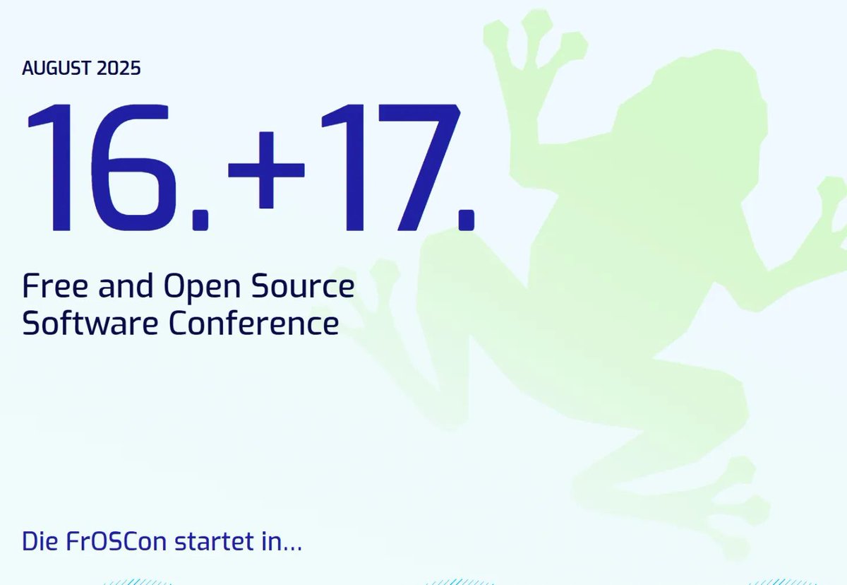 LPIEurope's tweet image. @LPIConnect ist vom 16.-17. August auf der @FrOSCon 2025!

🎓 Komm zum #LPI-Stand und erfahre mehr über Zertifizierungen wie #OpenSourceEssentials, Partnerschaften und mehr!

📝 Highlight: Schriftliche Prüfungen kannst du zum Sonderpreis ablegen!

👉 lpi.org/kl94