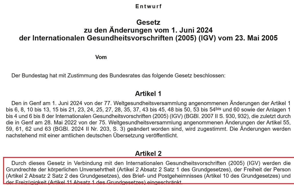 Die Chance der Pharmakonzerne, mit „Pandemien” wie Schweinegrippe, Corona oder Affenpocken Profite zu machen, ist wichtiger als die Grundrechte der Bevölkerung. - Ihre Bundesregierung

Glauben Sie nicht? Hier: bundesgesundheitsministerium.de/fileadmin/Date…