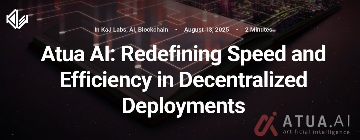 Atua AI is redefining speed and efficiency in decentralized deployments through advanced modular orchestration.

Read more: kajlabs.org/2025/08/13/atu…