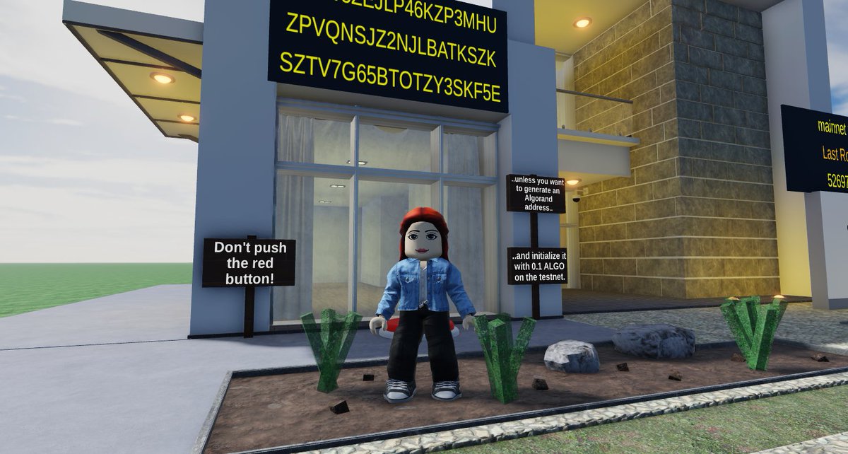 mzdrag's tweet image. Who said you can&apos;t send Algorand transactions from Roblox?

Roblox can generate Algorand accounts, sign transactions and send them directly to Algorand nodes.