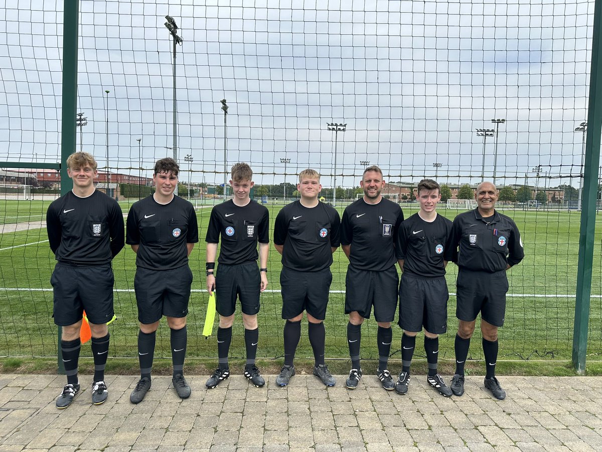 NRCFAREFDEV's tweet image. DEVELOPMENT | Over the past week we have been at @qethelburgas to support @NorthRidingFA match officials on a range of academy games involving Leeds, Man U, Southampton, Newcastle, Sunderland, Middlesbrough &amp;amp; Hearts! A great experience for all involved with plenty of learning👏