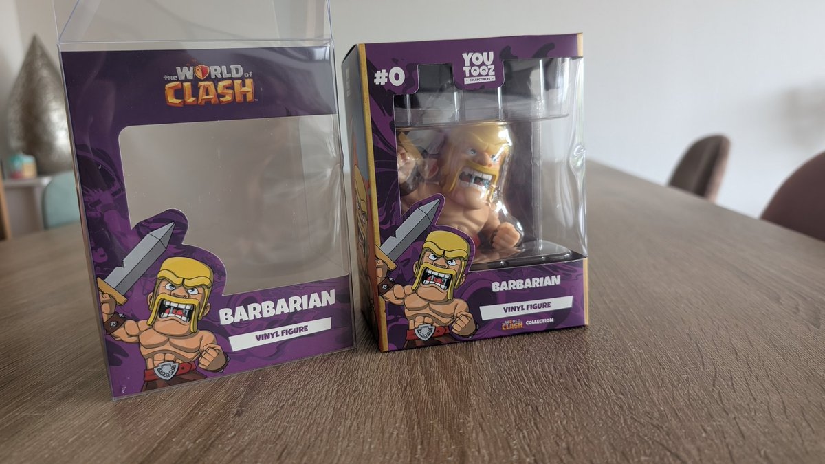 Well received my <a href="/youtooz/">youtooz</a> barbarian  <a href="/ClashofClans/">Clash of Clans</a> 

Unfortunately the Baby dragon is still stuck  in transit 😭