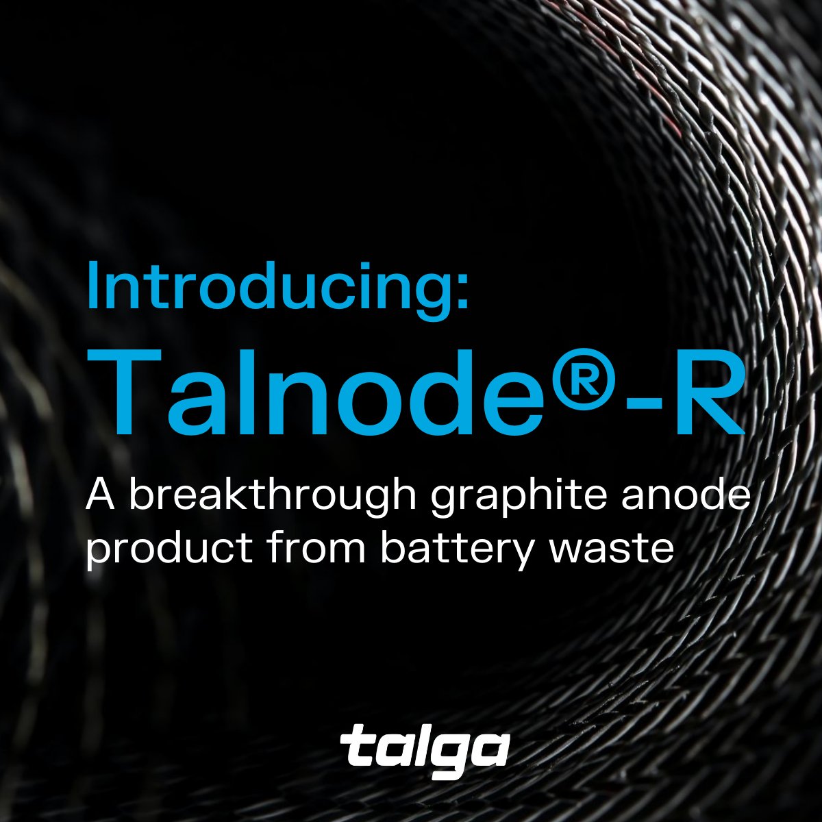 Talga_Ltd's tweet photo. ♻️ We are pleased to introduce Talnode®-R, a proprietary graphite anode product made from recycled lithium-ion battery waste, paving the way for new strategically located battery supply chains.
 
🔗 Read more: https://t.co/cV47egm7rq https://t.co/CjTUxZ2JhB