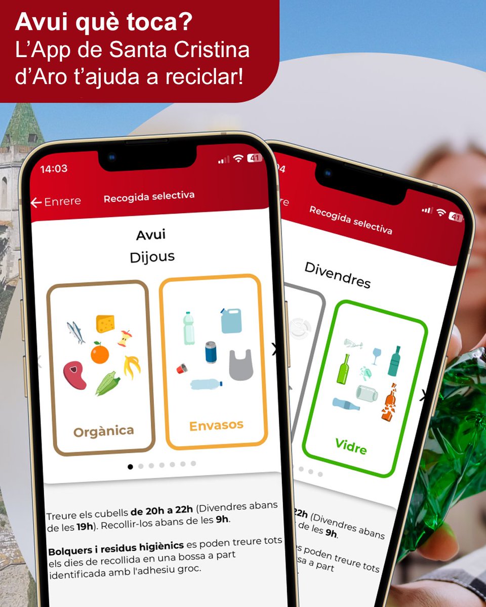 📢 DESCARREGA'T L'APP OFICIAL DE SANTA CRISTINA D'ARO!

📲 És gratuïta i està disponible per a iOS i Android amb el nom 'App Santa Cristina d'Aro'. 

👉 Consulta de manera àgil, intuïtiva i còmode la informació més rellevant dels webs municipals.

#santacristinadaro #appmunicipal