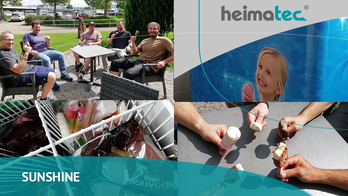 #𝐒𝐮𝐦𝐦𝐞𝐫 𝐢𝐬 𝐛𝐚𝐜𝐤☀
Temperatures are climbing above 30 degrees Celsius🌡 – so a little #refreshment is just what we need! 
The heimatec management has once again provided delicious #icecream🍧 for the #employees so that everyone can keep a cool head. 

#heimatec