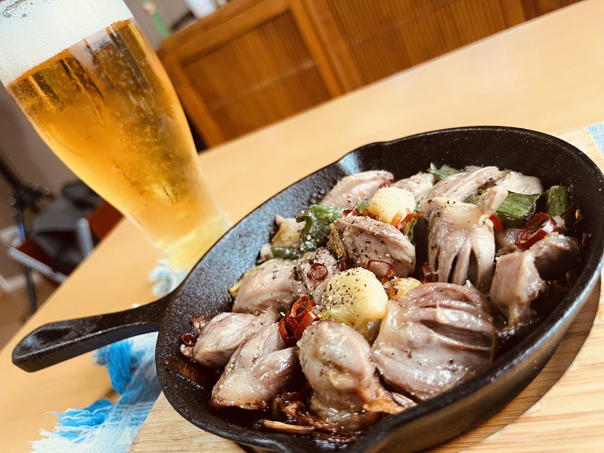 N55434347's tweet photo. タクノミスト🍺
砂肝アヒージョはビールが止まらん
dangerousつまみ🍖 https://t.co/WKCTesSFe9