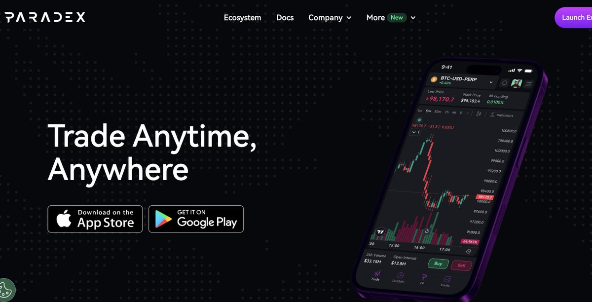 TIL that <a href="/tradeparadex/">Paradex Network</a> has a mobile app.

Thanks <a href="/PioGerard/">WaRdY</a> for the excellent onboarding, aka "WTF JOEY YOU DIDN'T KNOW WTFFFF"