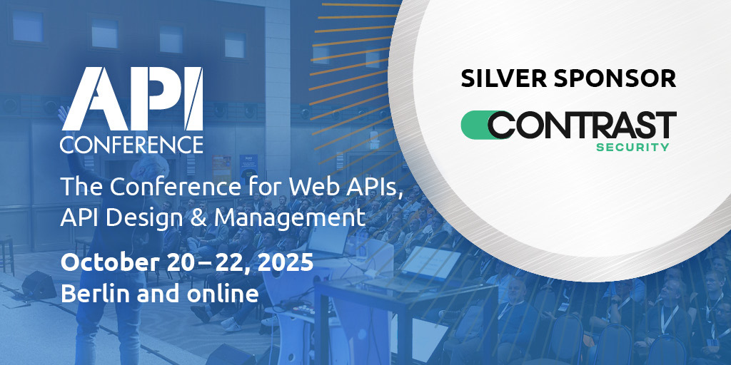 API Conference 2025 (@api_conference) on Twitter photo 🚀 Proud to announce <a href="/contrastsec/">Contrast Security</a> as a sponsor of #APIcon Berlin!
From development to production, Contrast protects your applications and APIs by revealing hidden threats in real time.
Excited to have them on board! 🚀 Proud to announce <a href="/contrastsec/">Contrast Security</a> as a sponsor of #APIcon Berlin!
From development to production, Contrast protects your applications and APIs by revealing hidden threats in real time.
Excited to have them on board!
